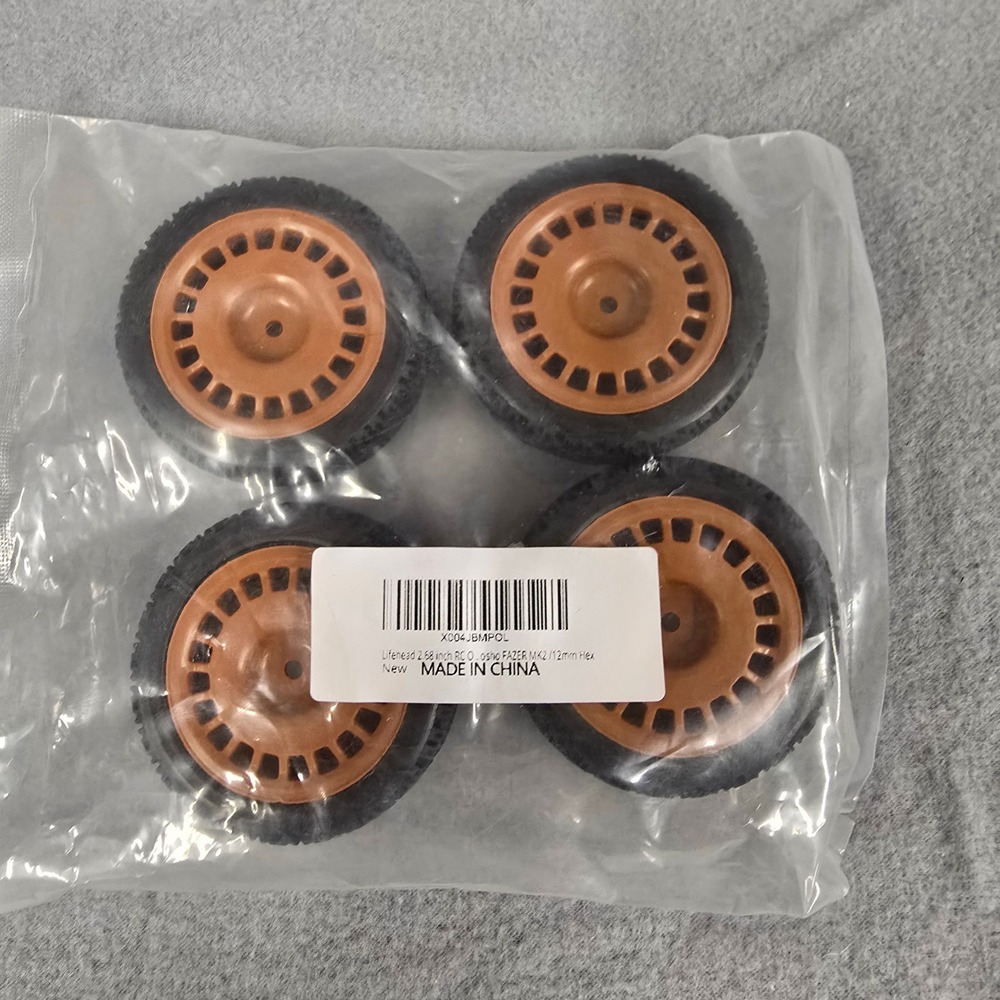 Lifehead 2.68 inch RC Tires Wheels 12mm Hex for Kyosho Fazer MK2 4pc Set Remote